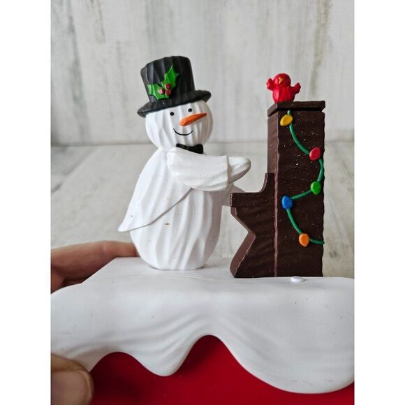 Hallmark piano snowman animated Xmas decor - Picture 9 of 10